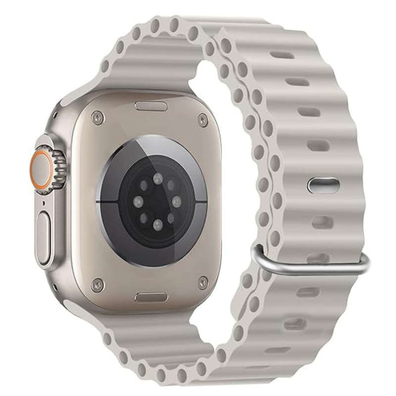 ocean Band Compatiable with Apple Watch  (Cream)