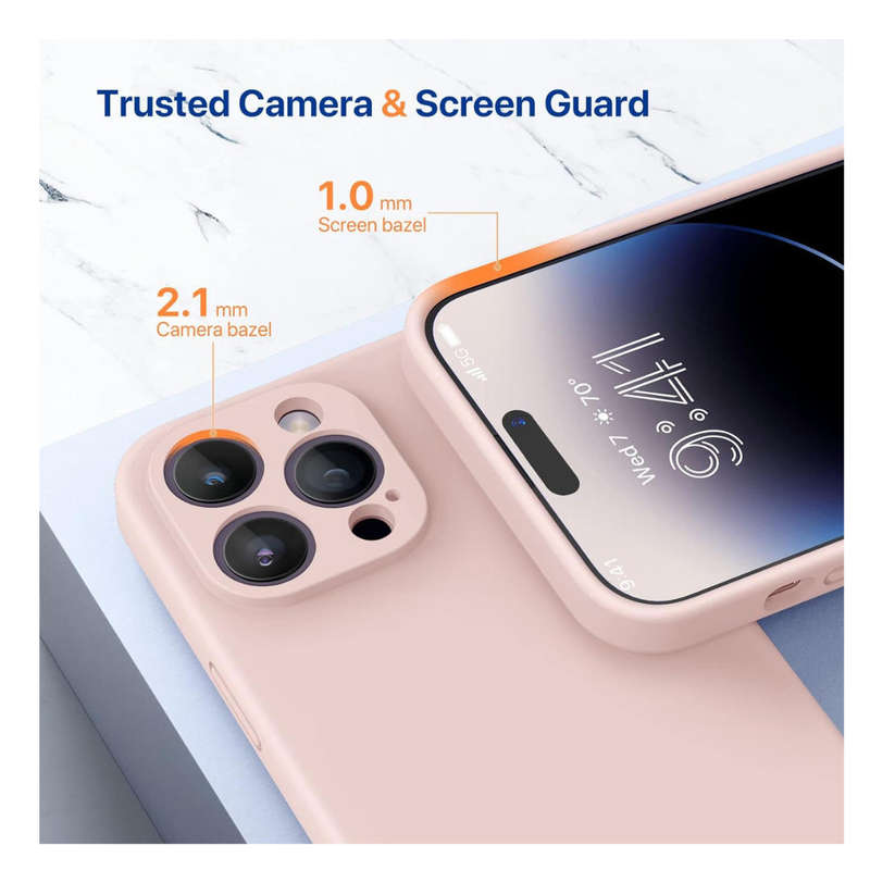 iPhone 15 Pro Max Phone Case with Screen Protector,[Upgraded Enhanced Camera Protection],Shockproof