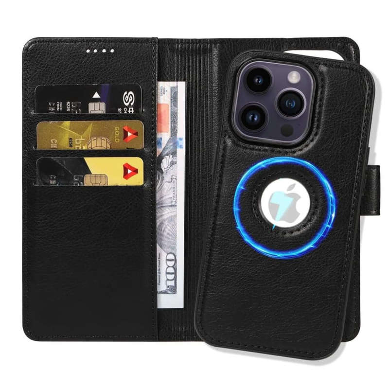 Case for iPhone 14 pro max Cover 6.7" PU Leather Case [RFID Blocking] Card Slots[Shockproof TPU] Kic