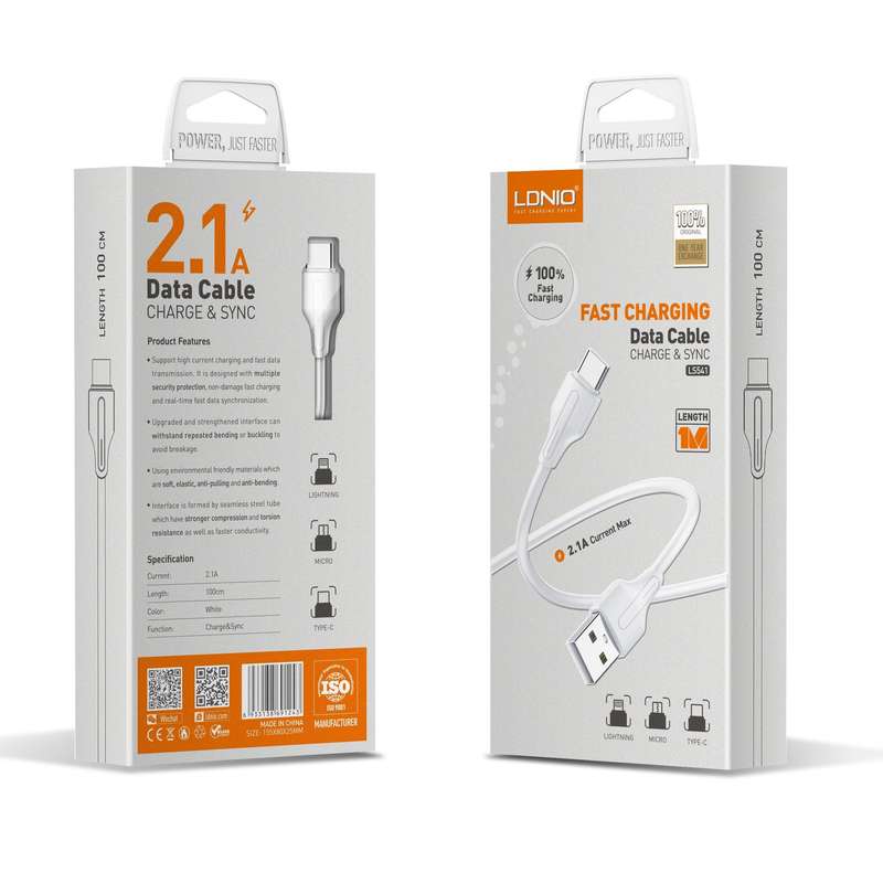 LDNIO charging cable {lightning}