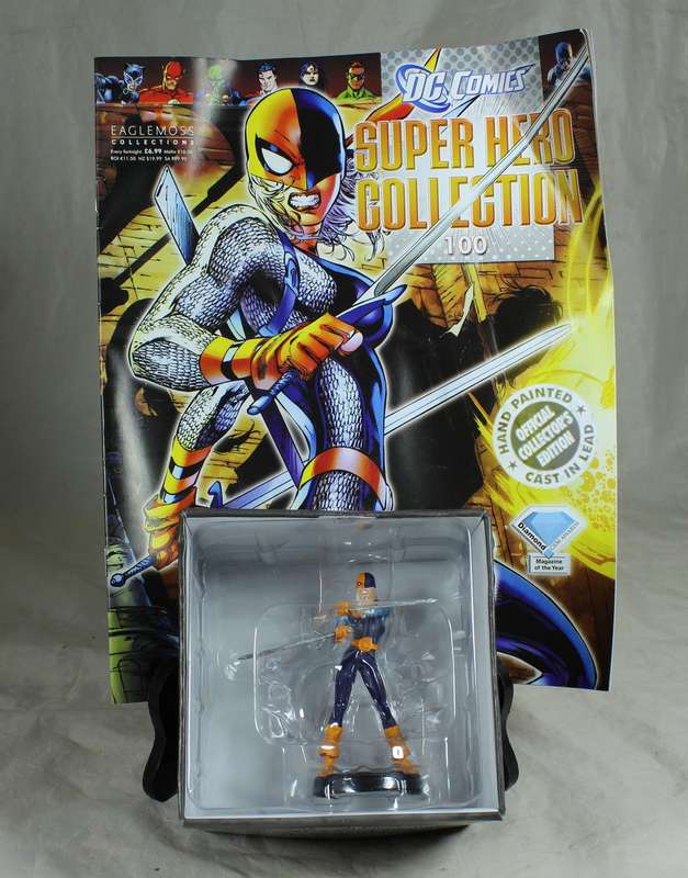 DC comics Super Hero - lead, hand painted figurine with book - Ravager (Rose Wilson) #100