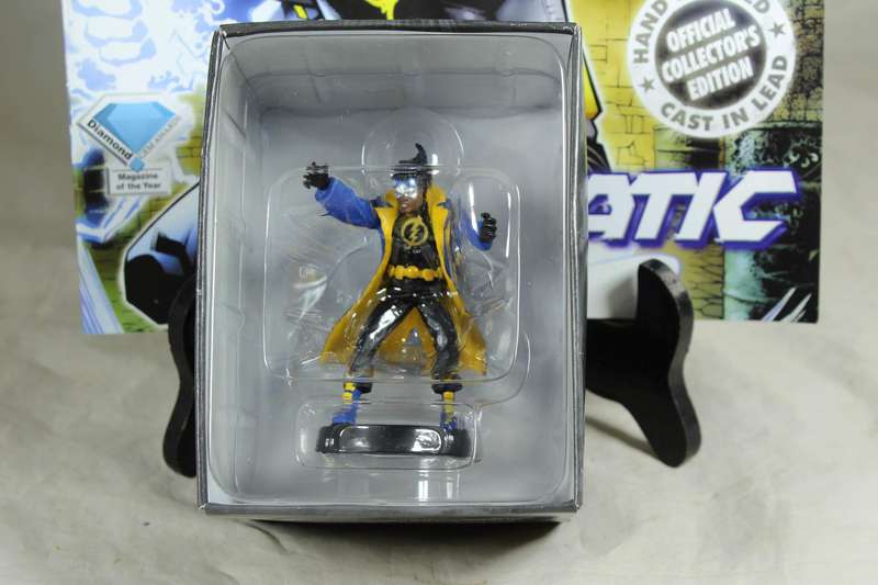 DC comics Super Hero - lead, hand painted figurine with book - Static #102