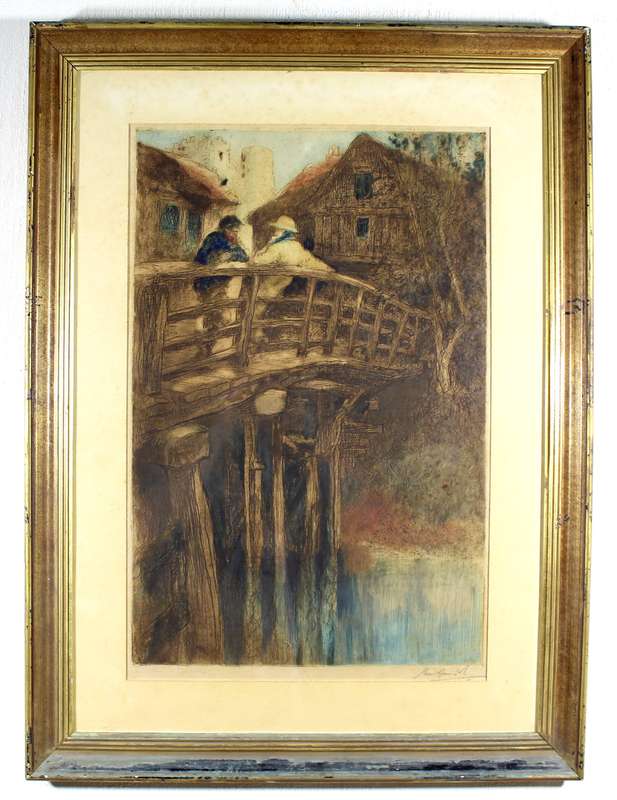 Keith Hanzel - The old bridge at Rye, Dorset