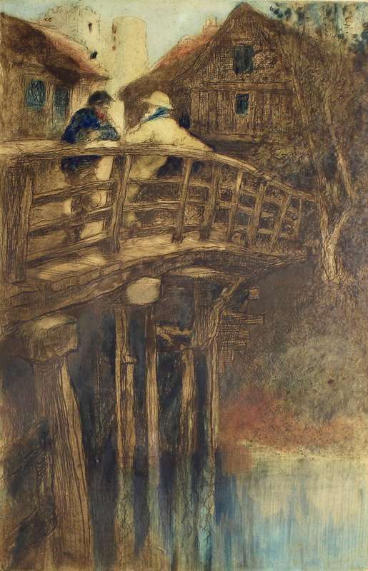 Keith Hanzel - The old bridge at Rye, Dorset