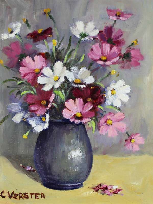 C Verster - Still life flowers