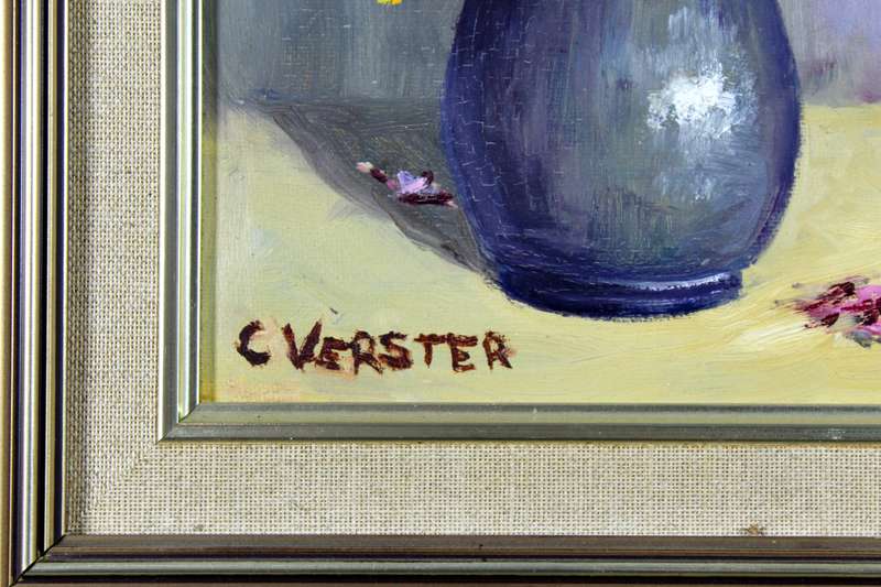 C Verster - Still life flowers