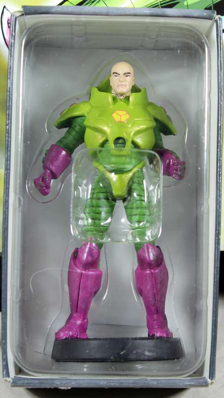 DC comics - lead, hand painted figurine with book - Lex Luthor #11