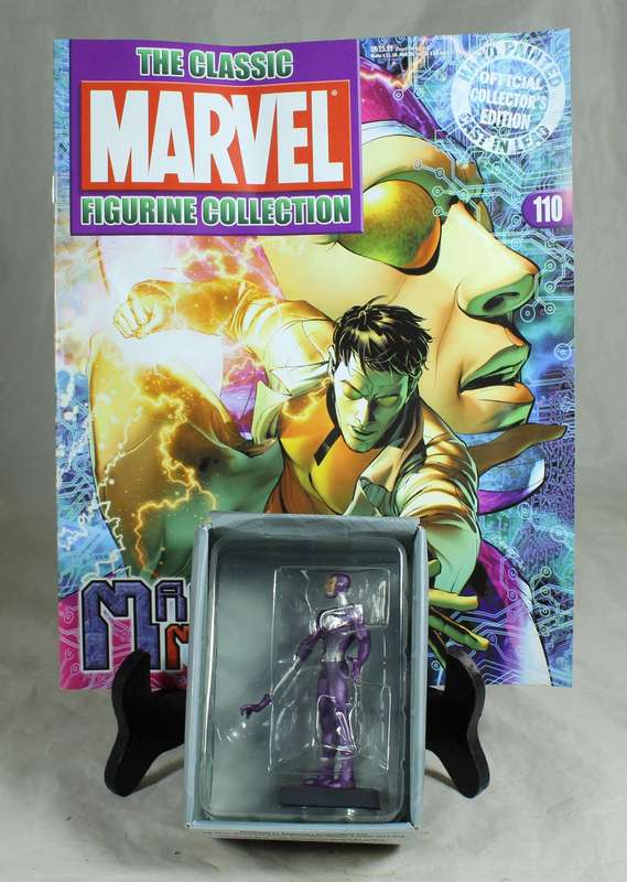 Marvel Classic - lead, hand painted figurine and book - Machine Man #110