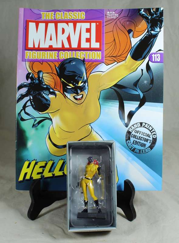 Marvel Classic - lead, hand painted figurine and book - Hellcat #113