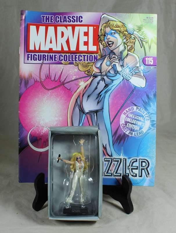 Marvel Classic - lead, hand painted figurine and book - Dazzler #115
