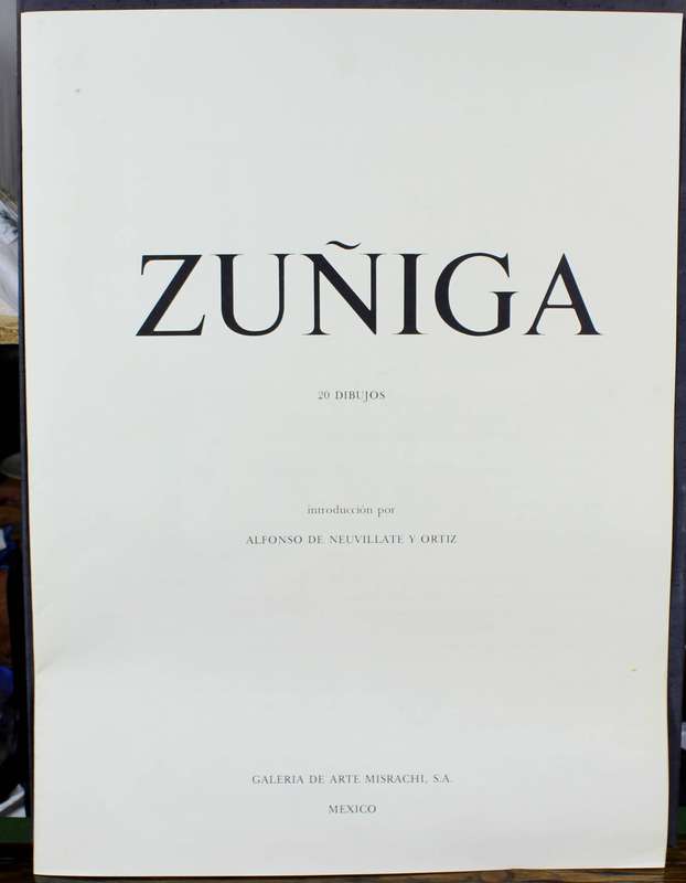 Francisco Zuniga - 20 Dibujos - 20 magnificent photo lithographs