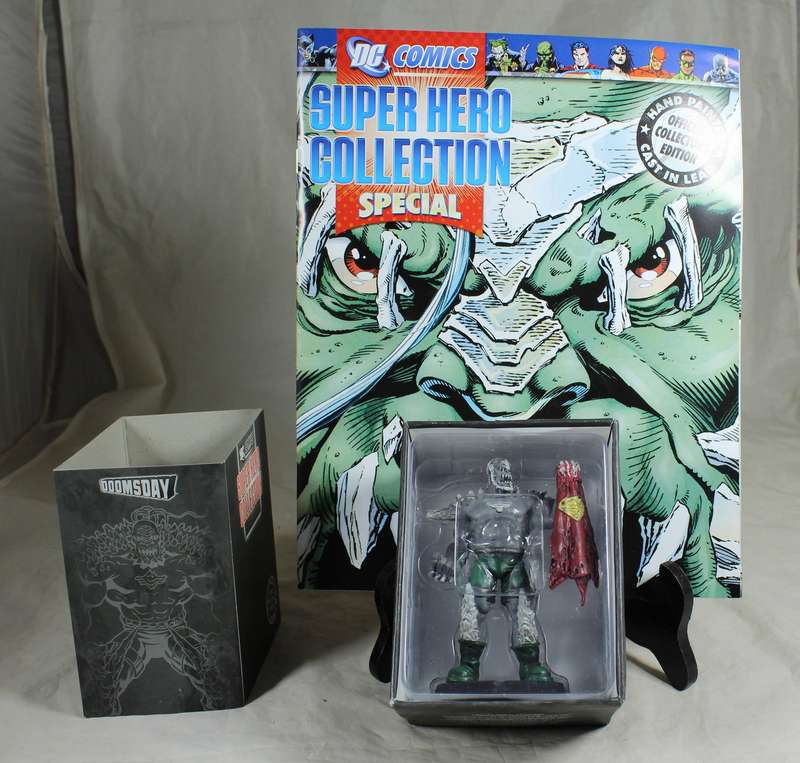 DC comics Super Hero special - lead, hand painted figurine and book - Doomsday