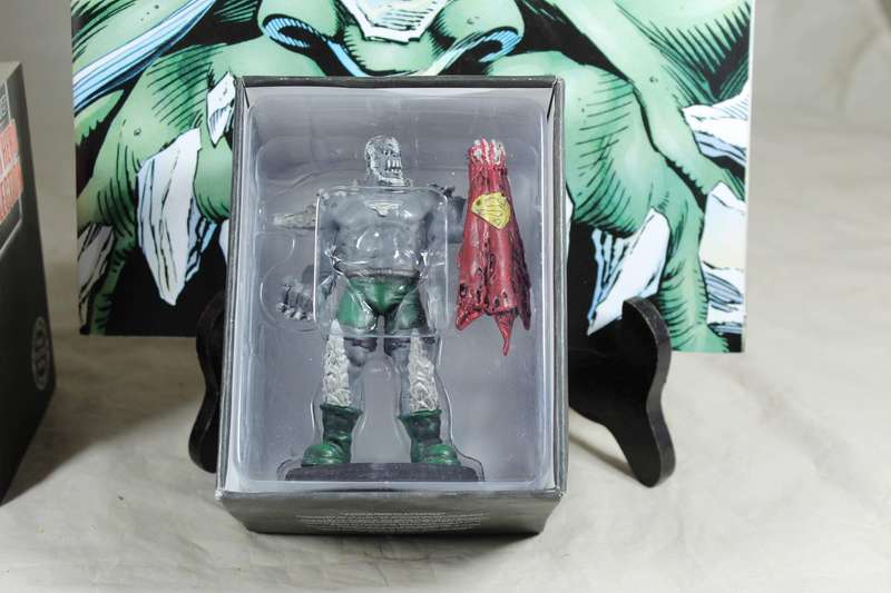 DC comics Super Hero special - lead, hand painted figurine and book - Doomsday