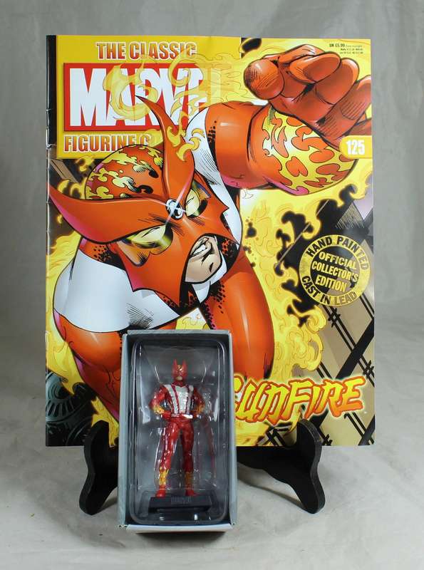 Marvel Classic - lead, hand painted figurine and book - Sunfire #125