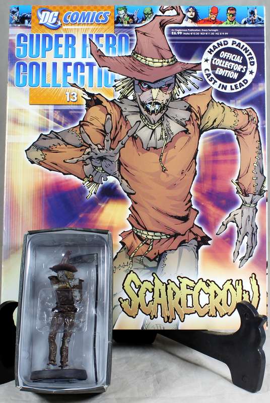 DC comics - lead, hand painted figurine with book - Scarecrow #13