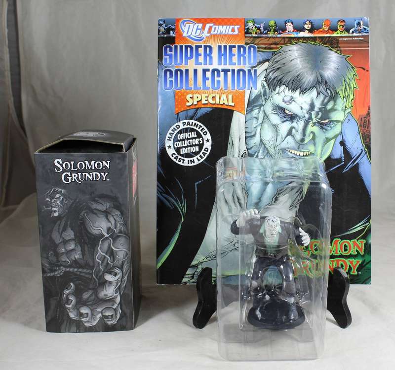 DC comics Super Hero special - lead, hand painted figurine and book - Solomon Grundy