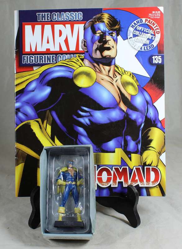 Marvel Classic - lead, hand painted figurine and book - Nomad (Jack Monroe) #135
