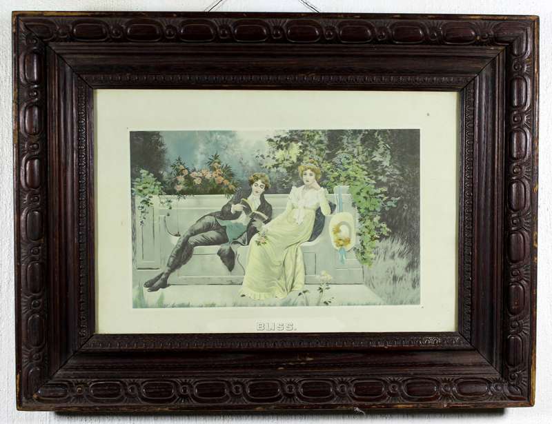 Vintage lithograph - Bliss