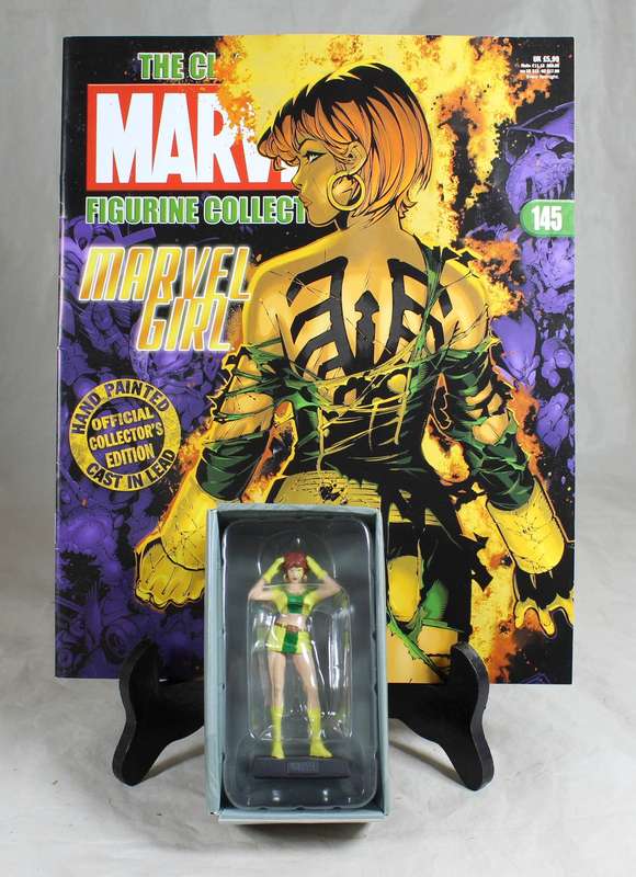 Marvel Classic - lead, hand painted figurine and book - Marvel Girl #145