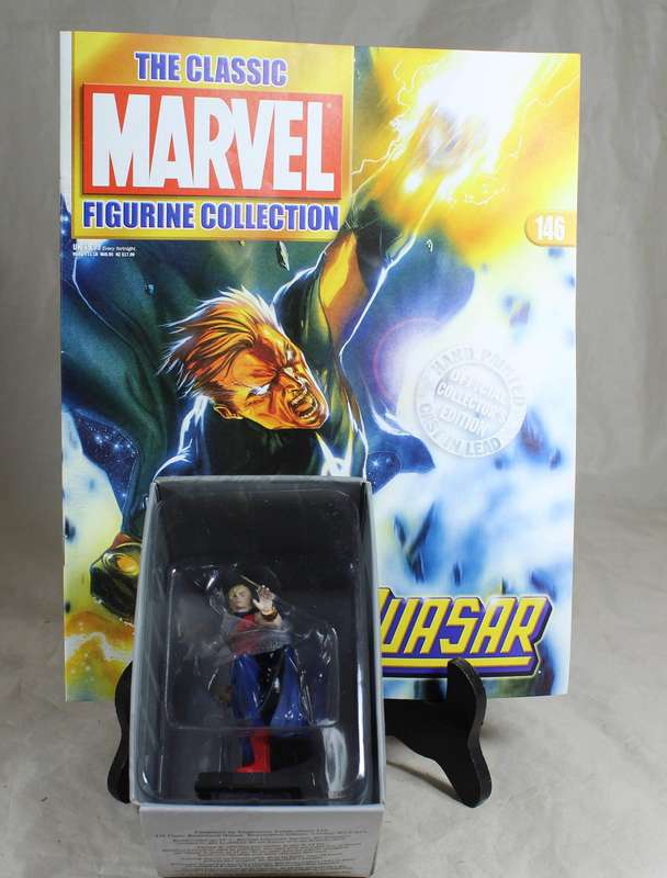 Marvel Classic - lead, hand painted figurine and book - Quasar #146
