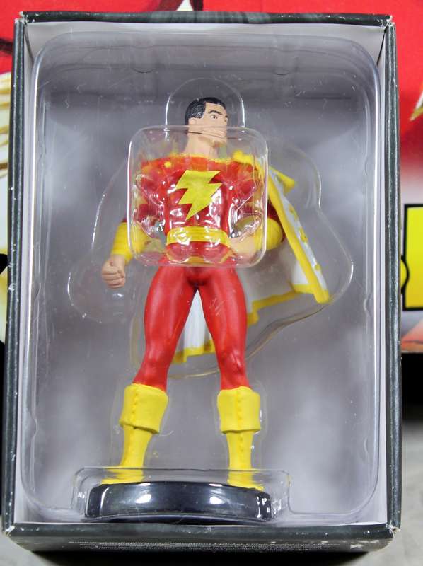 DC comics - lead, hand painted figurine with book - Shazam #15