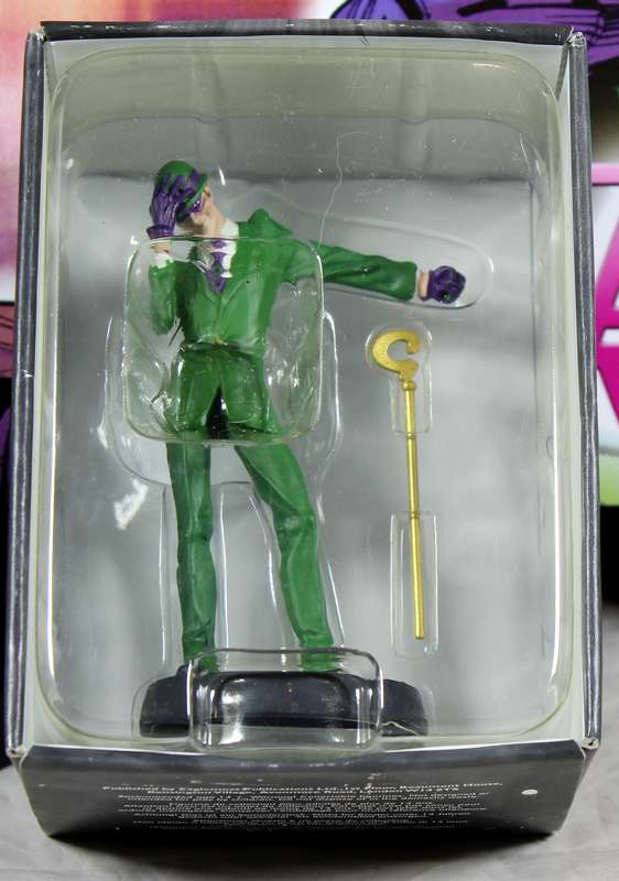 DC comics - lead, hand painted figurine with book - Riddler #16