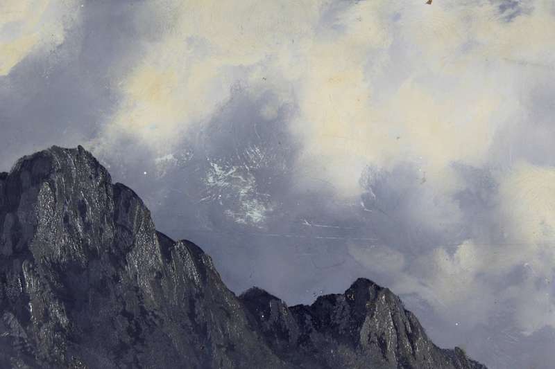 D Bianchina - Grey mountain scene