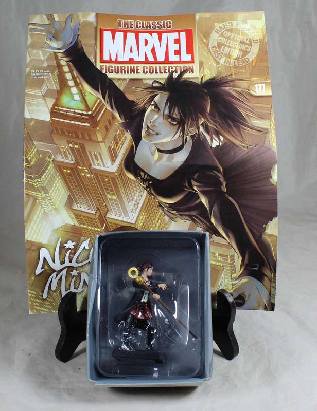 Marvel Classic - lead, hand painted figurine and book - Nico Minoru #177