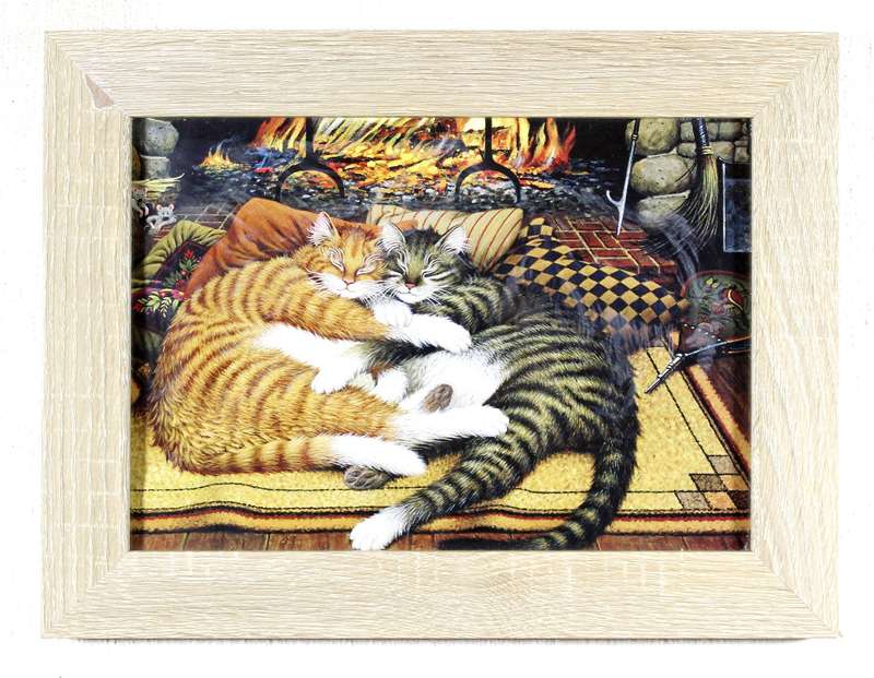 Print of 2 cats sleeping