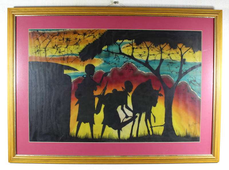 Baytus - Batik village scene