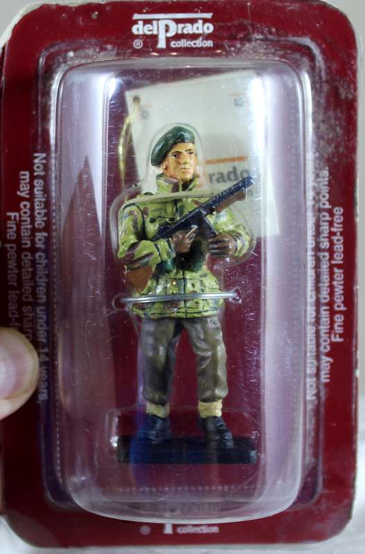 del Prado lead soldier - Sergeant army Commandos UK 1944