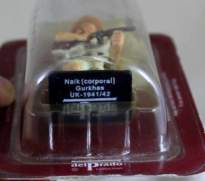 del Prado lead soldier - Naik (corporal) Gurkhas UK 1941/2