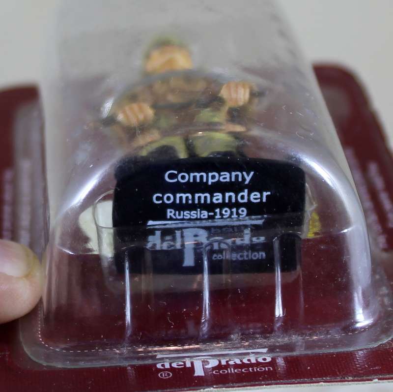 del Prado lead soldier - company commander Russia 1919