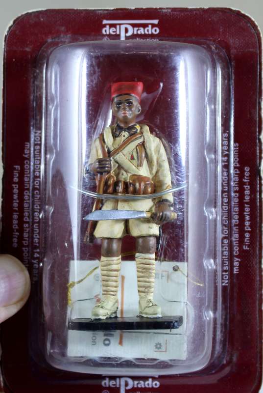 del Prado lead soldier - "Tirailleur Senegaluis" France 1940