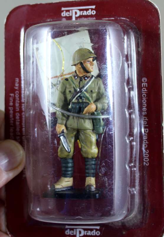 del Prado lead soldier - "Guastatore" Tobruk (Libia) Italy 1942