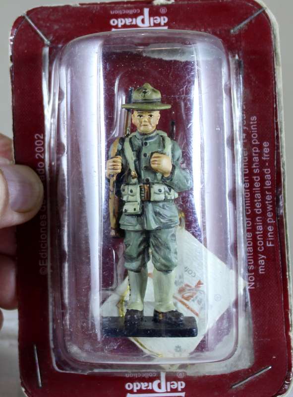 del Prado lead soldier - Sergeant 6th marine regt. USA 1917