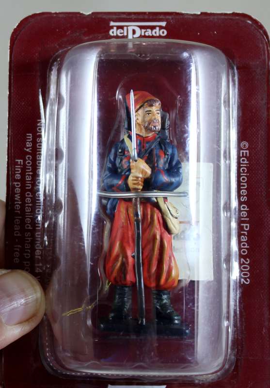 del Prado lead soldier - Zouare 1.regt. de Marche France 1914