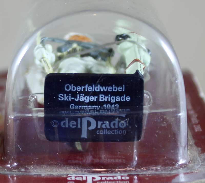 del Prado lead soldier - Oberfeldwebel Ski-Jager brigade Germany 1943