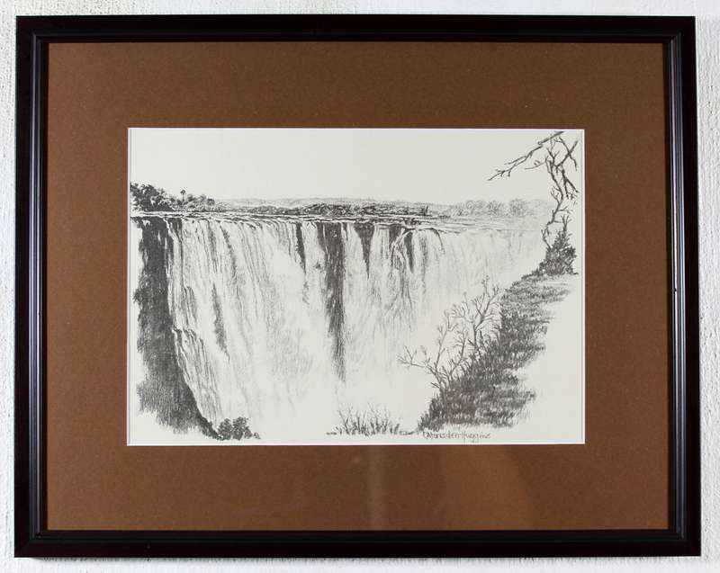 C Morisdon Huggins- Victoria falls print