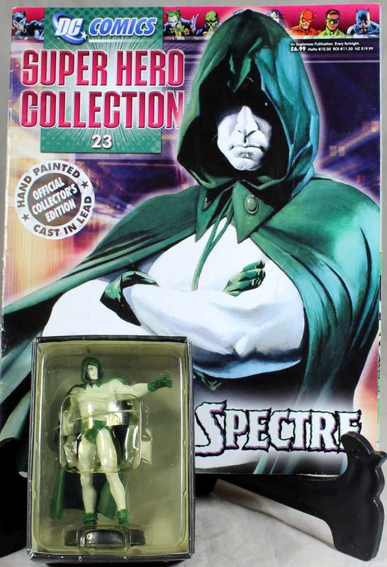 DC comics - lead, hand painted figurine with book - Spectre #23