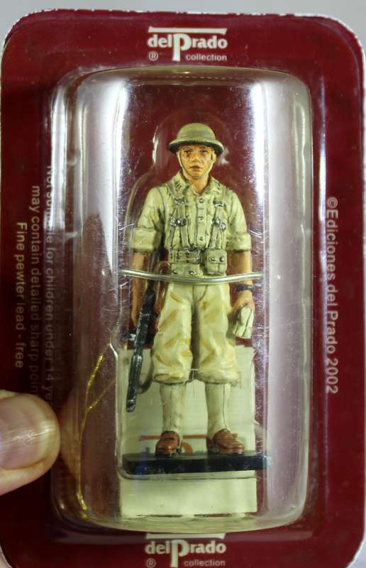 del Prado lead soldier - 1st Lt. Calvery (Philippines) USA 1942