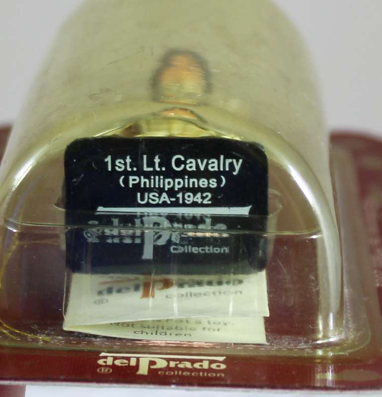 del Prado lead soldier - 1st Lt. Calvery (Philippines) USA 1942