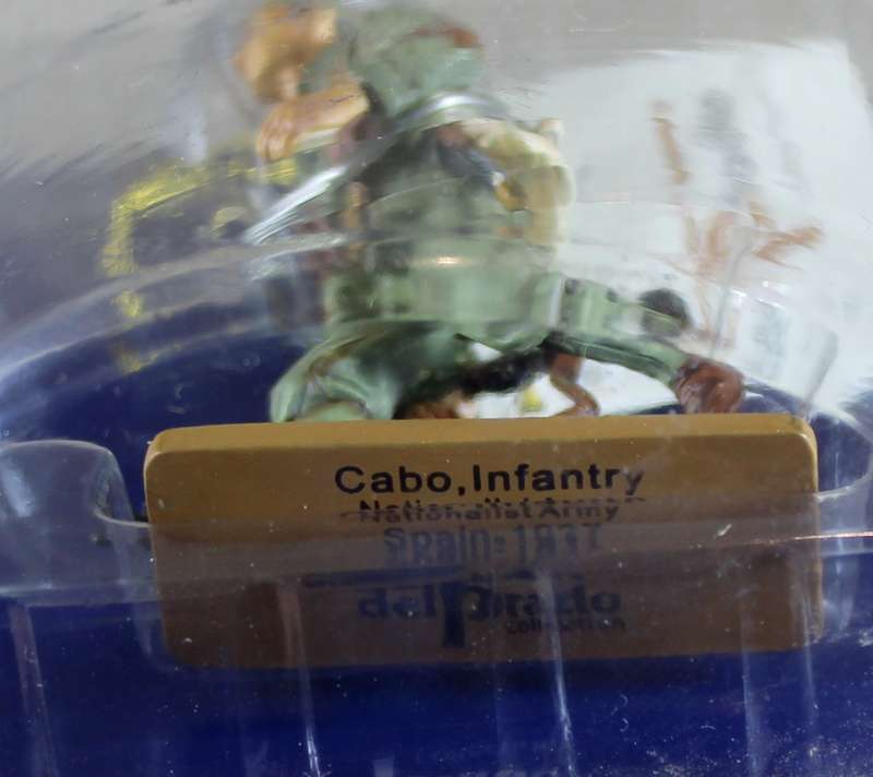 del Prado lead soldier - Cabo infantry Spain 1937