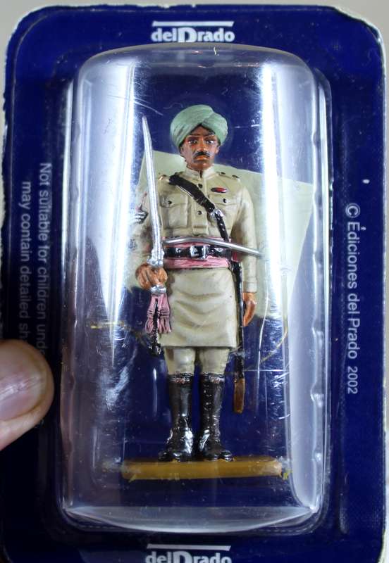 del Prado lead soldier - Dafader 1st Jodhpur Lancers India 1916