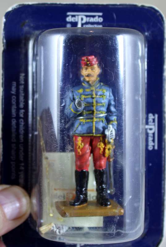 del Prado lead soldier - Hussar Austro-Hung. army Austria 1914