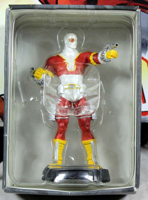 DC comics - lead, hand painted figurine with book - Deadshot #25