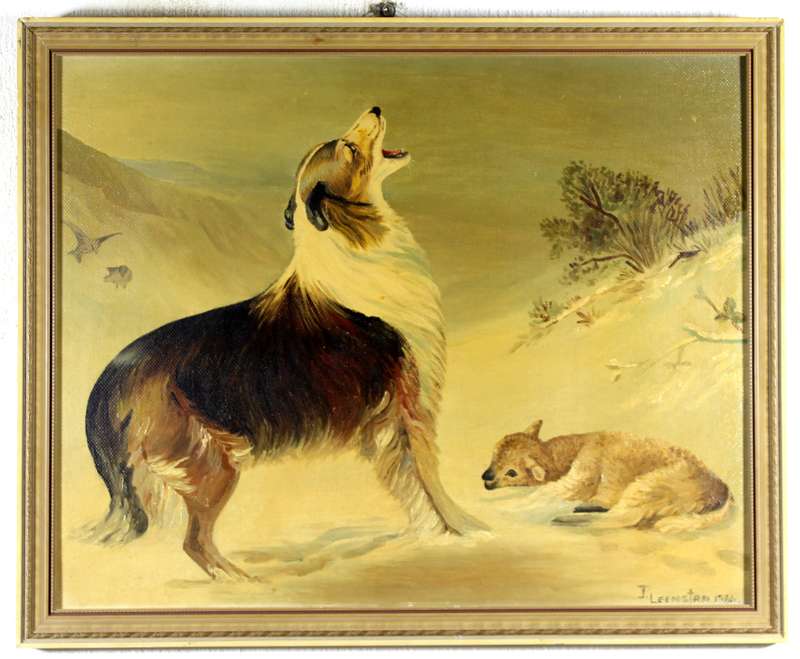 J Leenstra - Howling dog