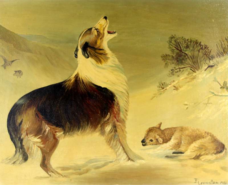 J Leenstra - Howling dog