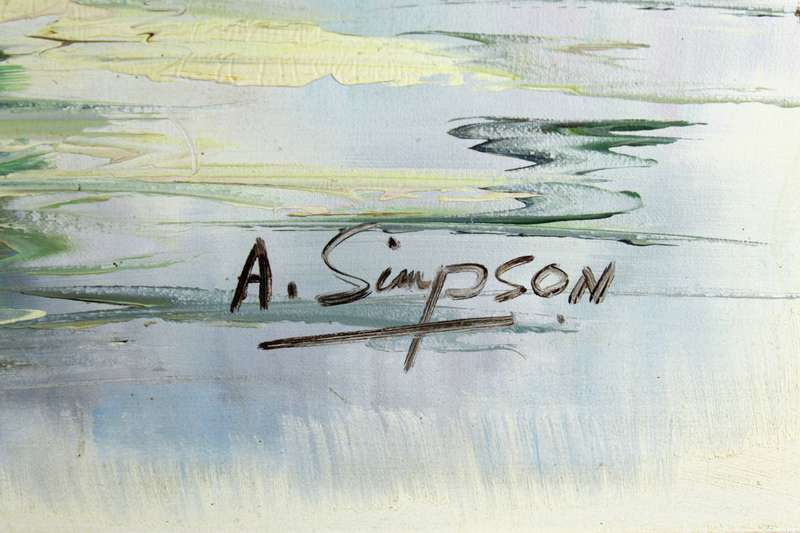 A Simpson - Harbor scene