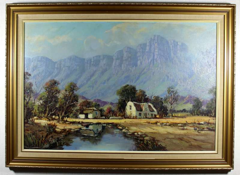 HG van Aswegen - Cape Dutch homestead